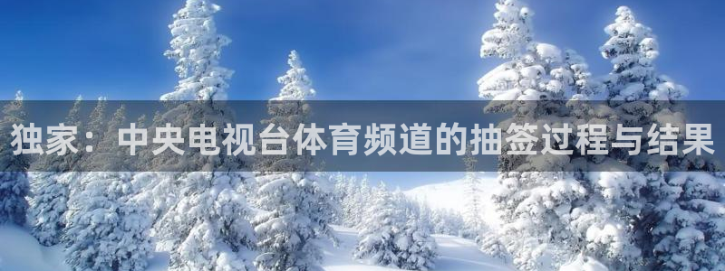 独家：中央电视台体育频道的抽签过程与结果