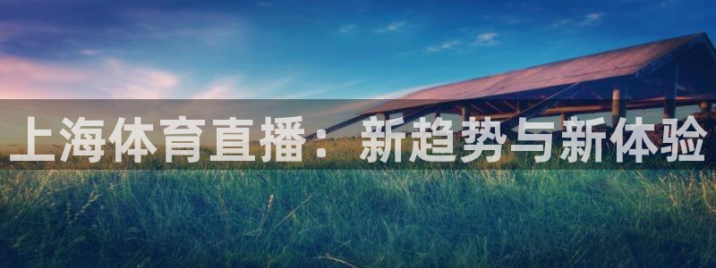 上海体育直播：新趋势与新体验